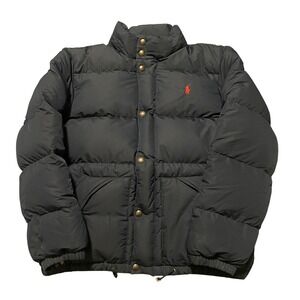 Polo Ralph Lauren Elmwood Men's Down Filled Puffer Navy Blue Jacket - Large
